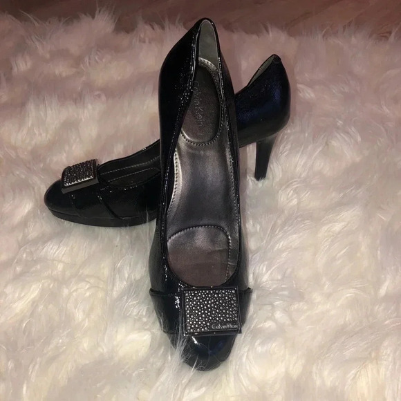 Clavein Klein black heels-sz9.5